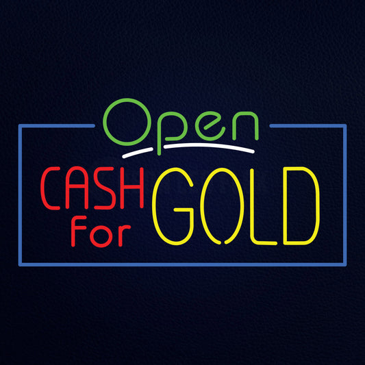 Cash For Gold Neon Flex Sign