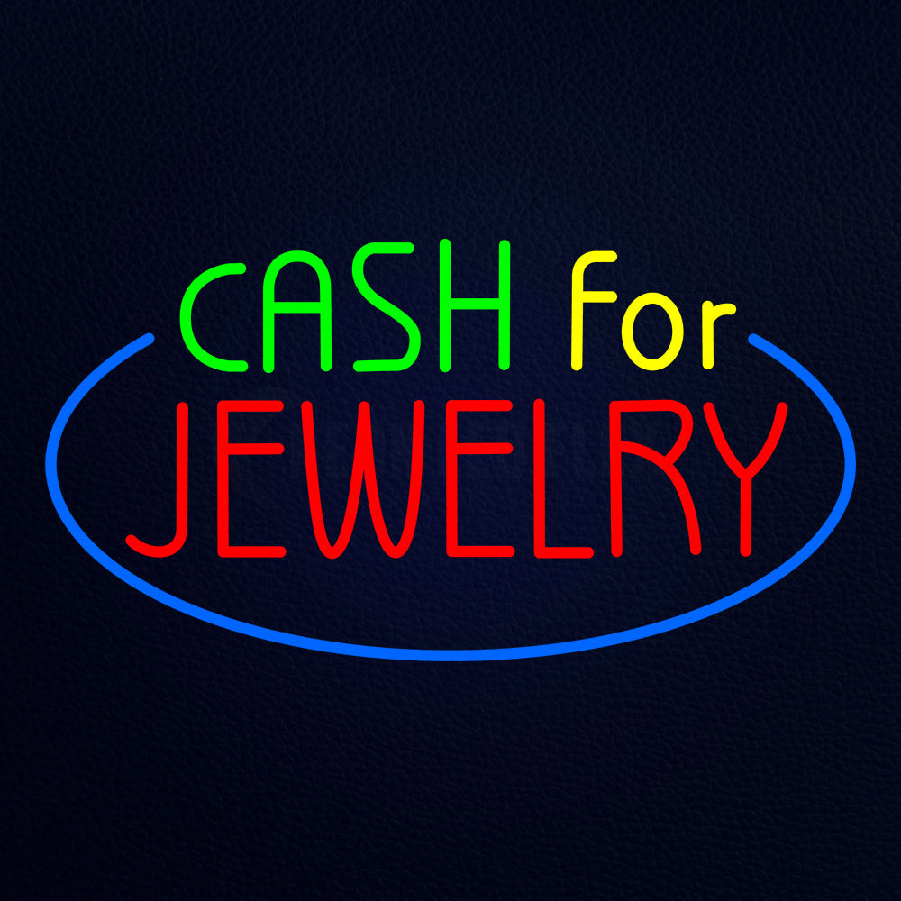 Cash For Jewelry Neon Flex Sign