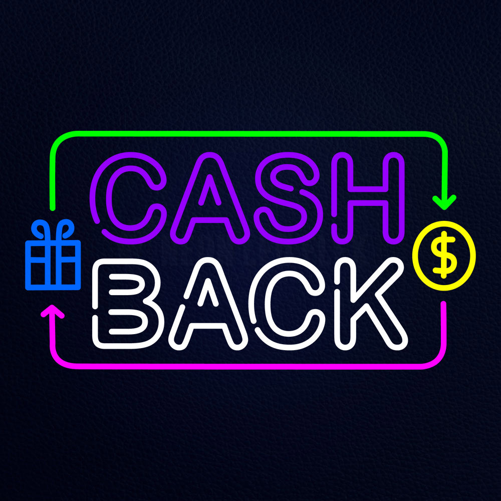 Cash Slots Neon Flex Sign