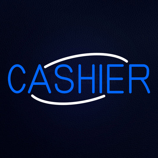 Cashier Neon Flex Sign