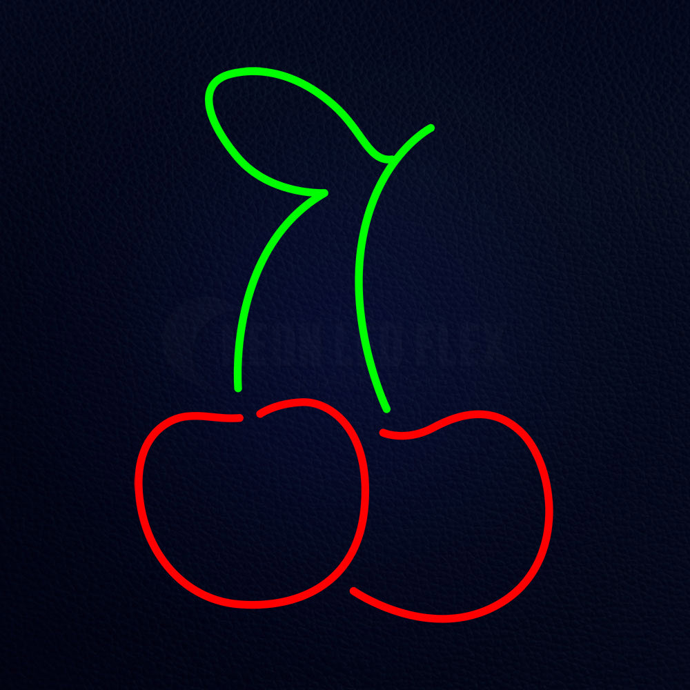 Cherries Neon Flex Sign