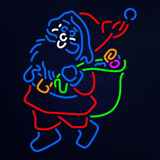 Christmas Santa Claus Neon Flex Sign