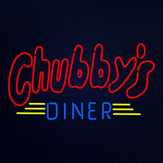 Chubbys Diner Neon Flex Sign