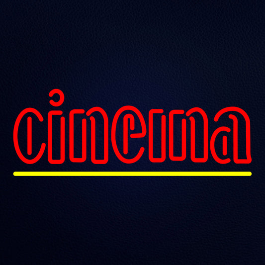 Cinema With Line Neon Flex Sign