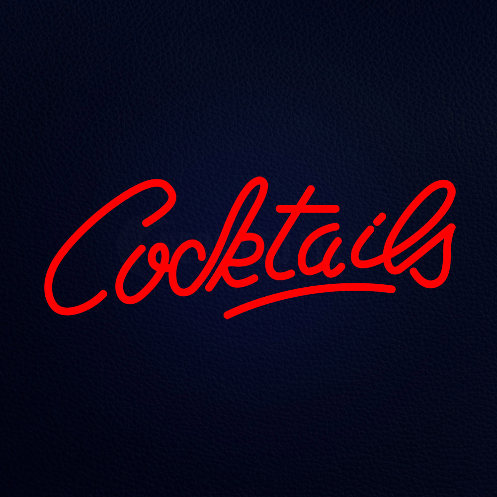 Cocktails Neon Flex Sign