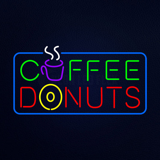 Coffee And Donuts Neon Flex Sign