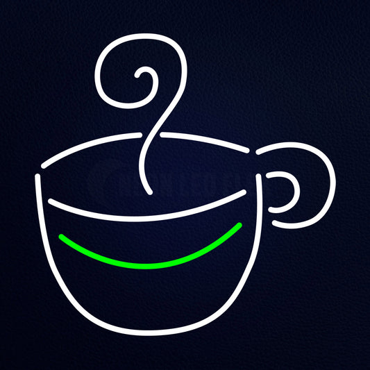 Coffee Cup Logo Neon Flex Sign