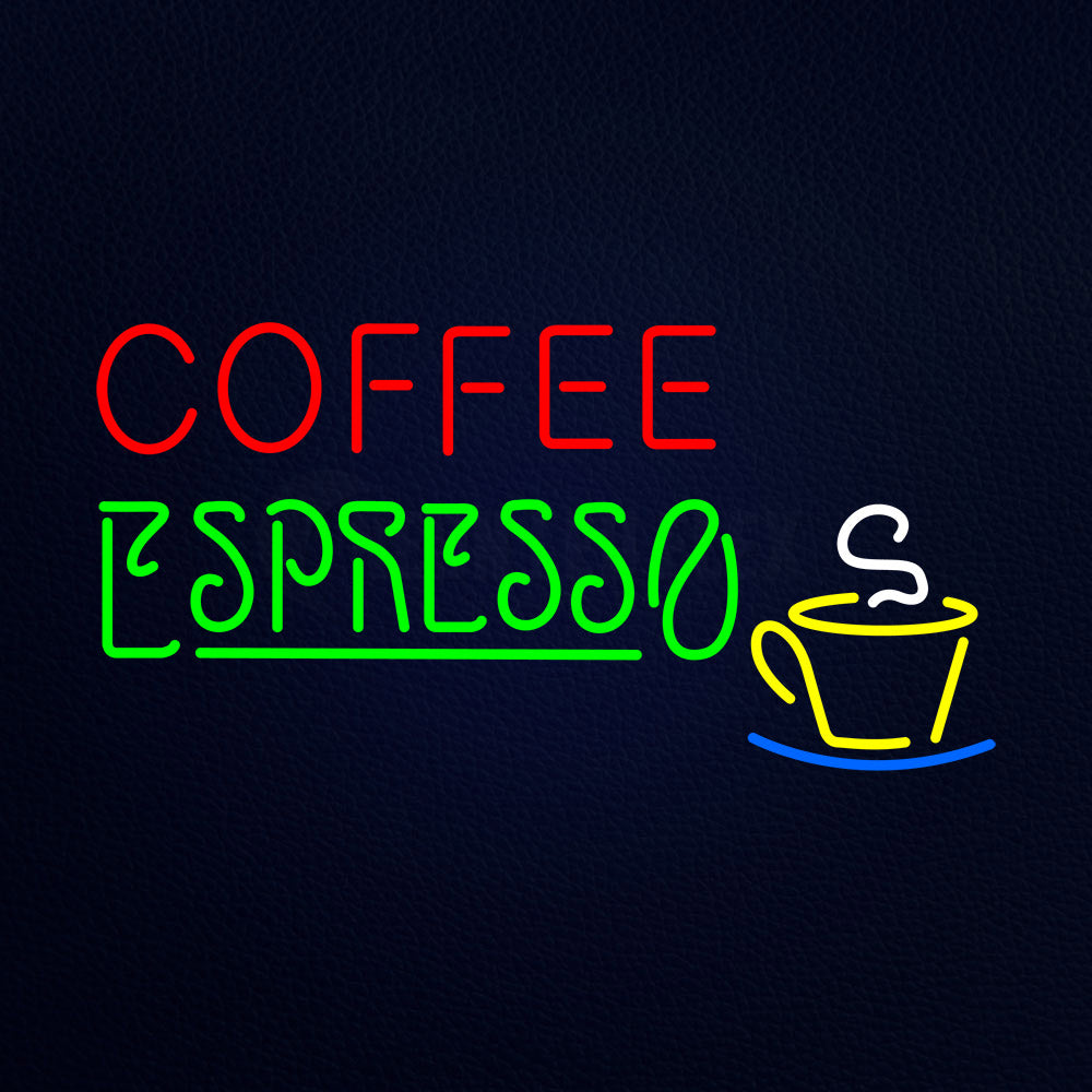 Coffee Espresso Neon Flex Sign