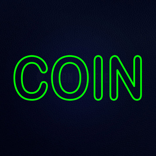 Coin Neon Flex Sign