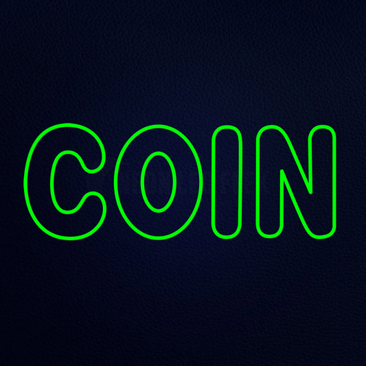 Coin Neon Flex Sign