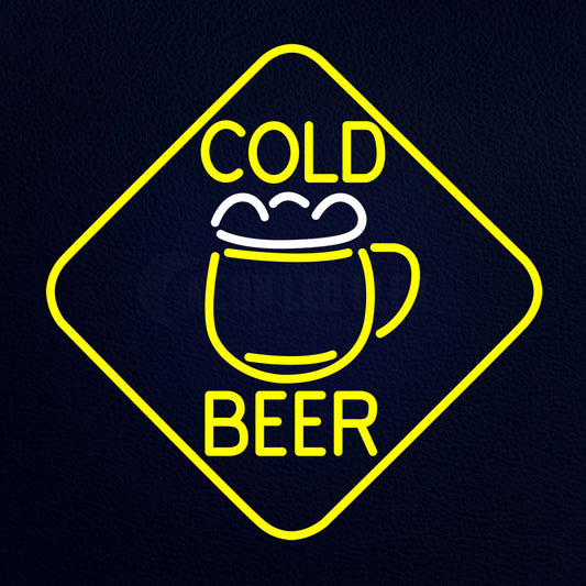 Cold Beer With Mug Neon Flex Sign