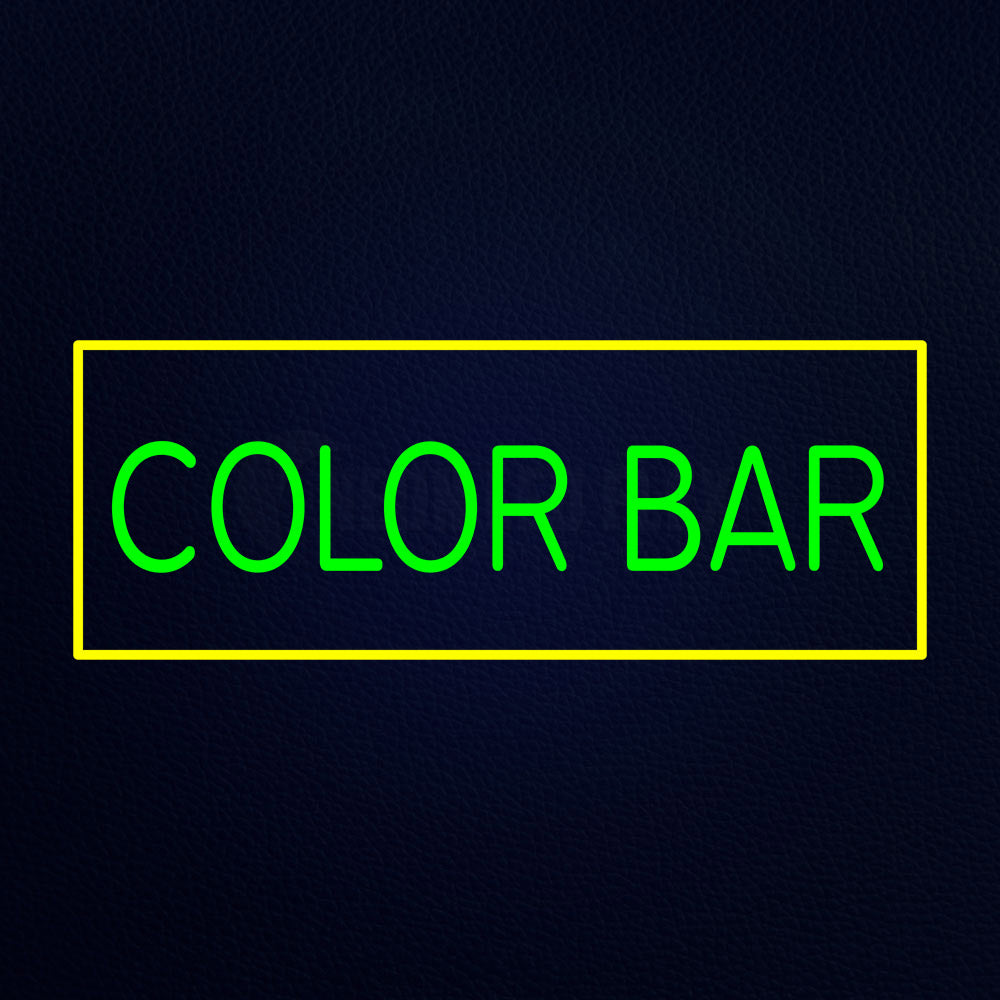Color Bar Neon Flex Sign