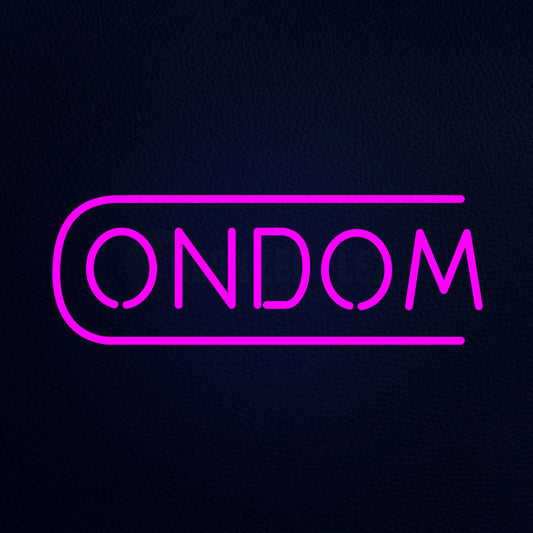 Condom Neon Flex Sign