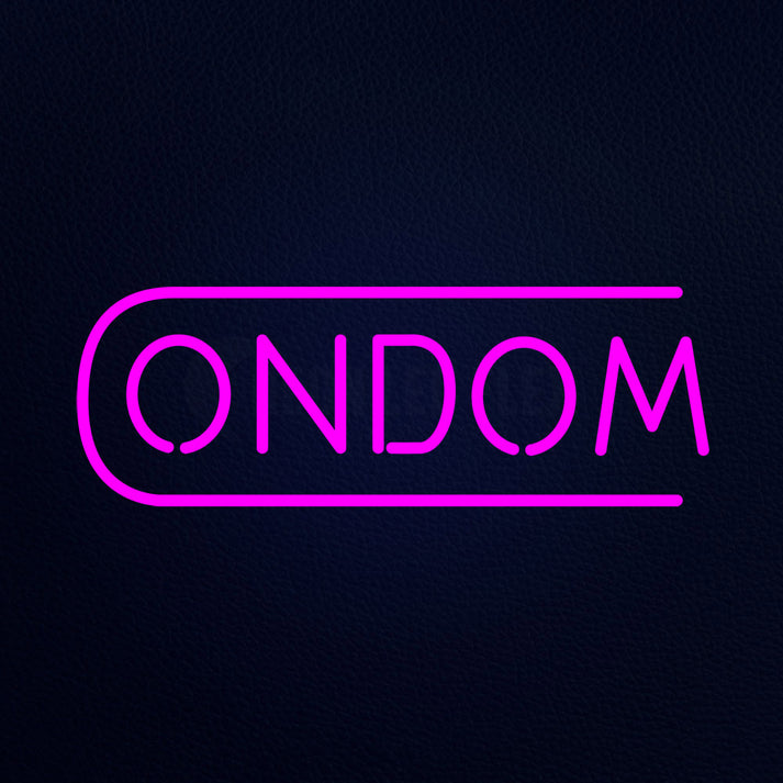 Condom Neon Sign – NEON-LEDFLEX