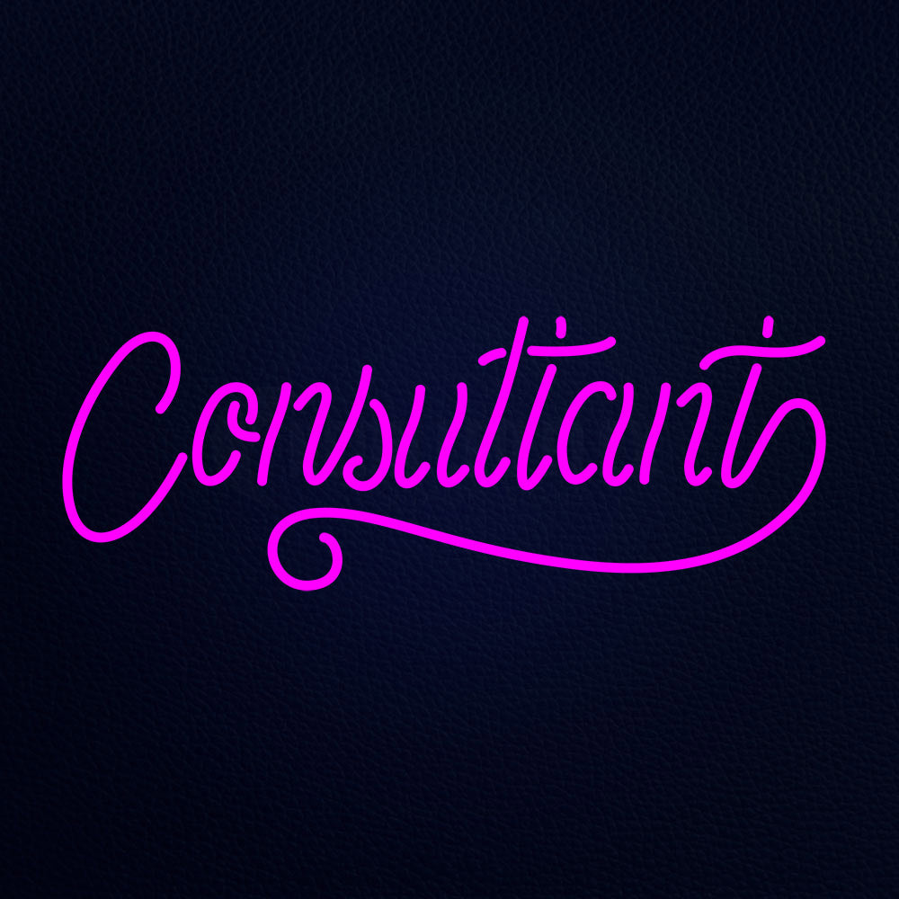 Consultant Neon Flex Sign