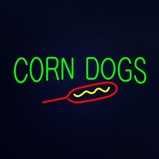 Corn Dogs Neon Flex Sign