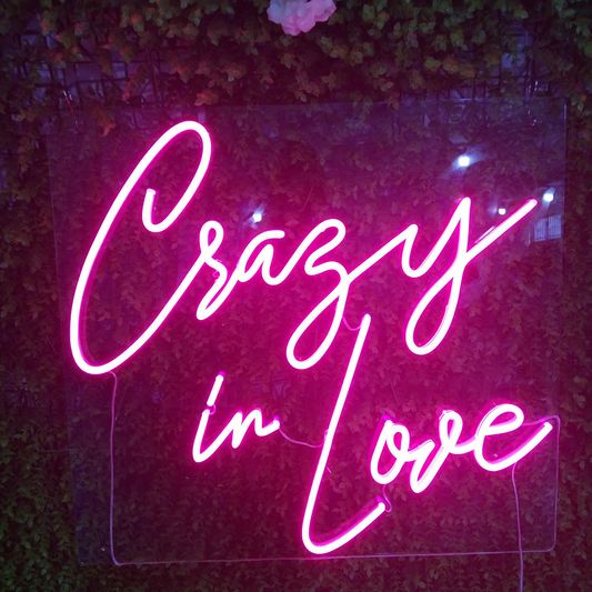 Crazy In Love Neon Sign