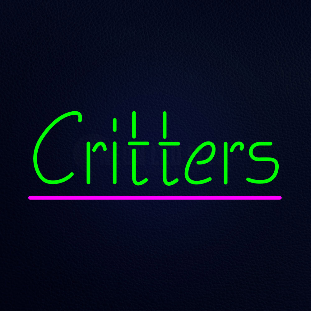 Critters Neon Flex Sign