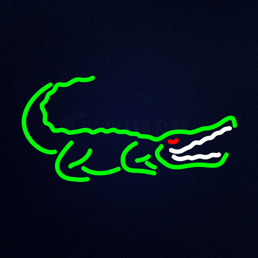 Crocodile Neon Flex Sign