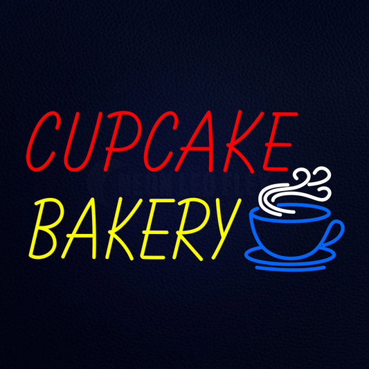 Cupcake Bakery Neon Flex Sign