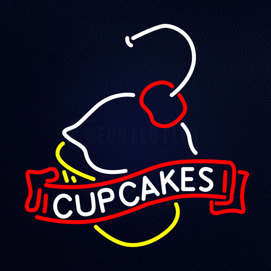 Cupcake Neon Flex Sign