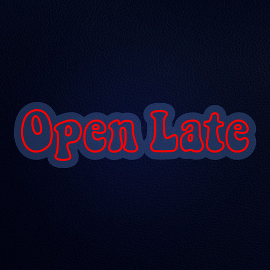 Open Late Neon LED Sign