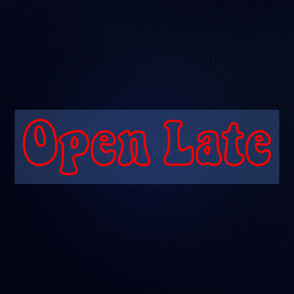 Open Late Neon LED Sign