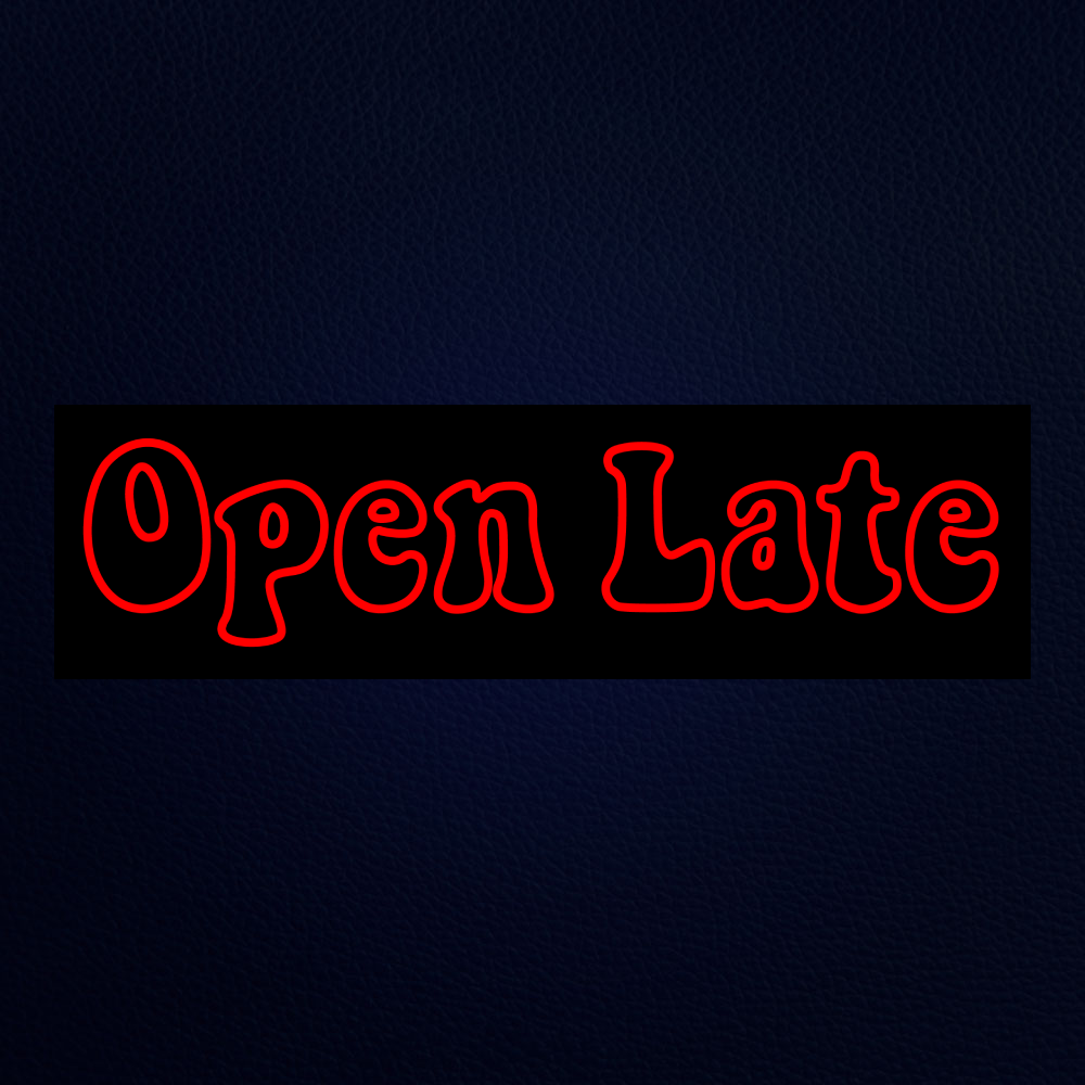 Open Late Neon LED Sign