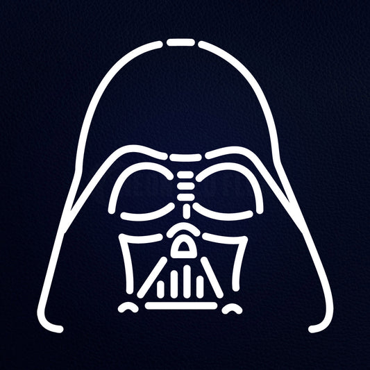 Darth Vader Star Wars White Neon Flex Sign