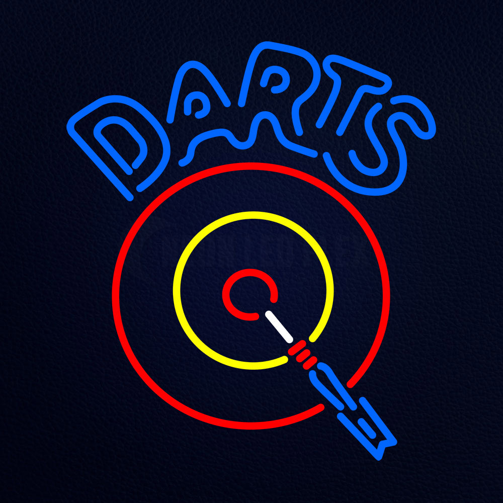 Darts Room Neon Flex Sign