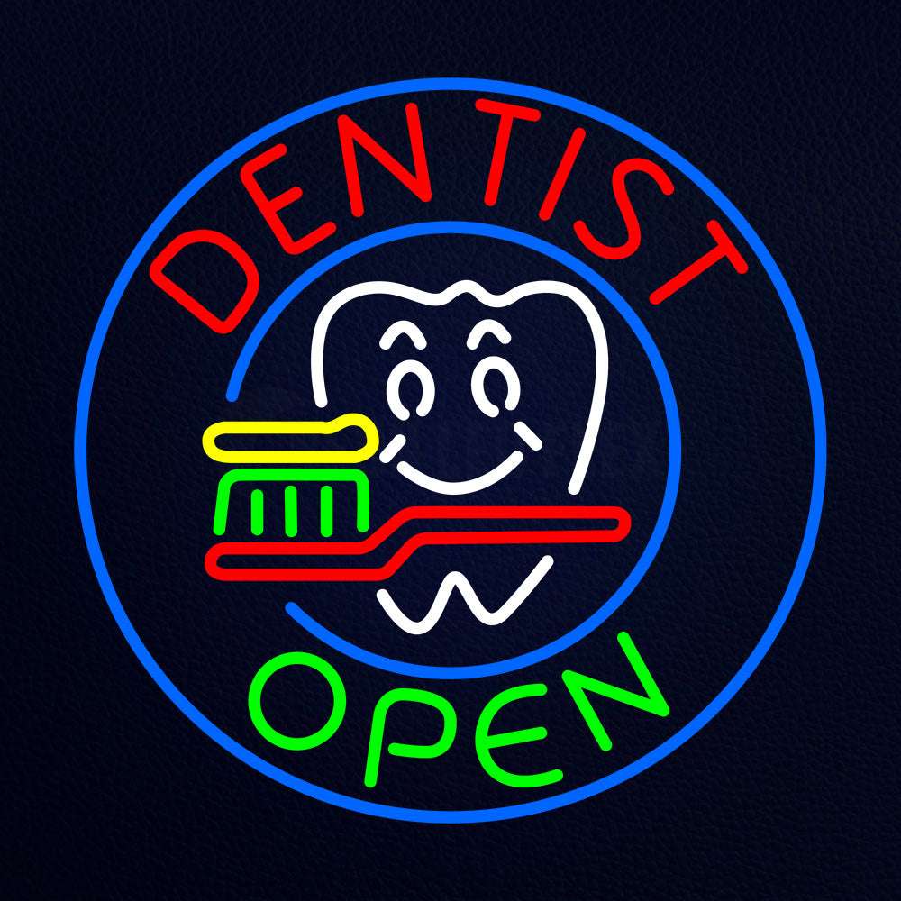 Dentist Open Neon Flex Sign