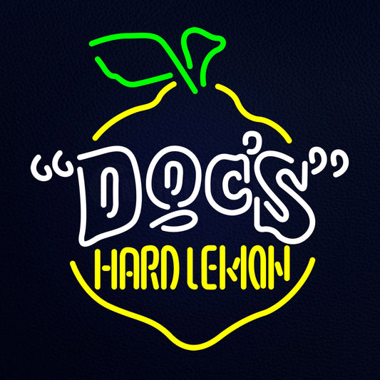 Docs Hard Lemon Neon Flex Sign