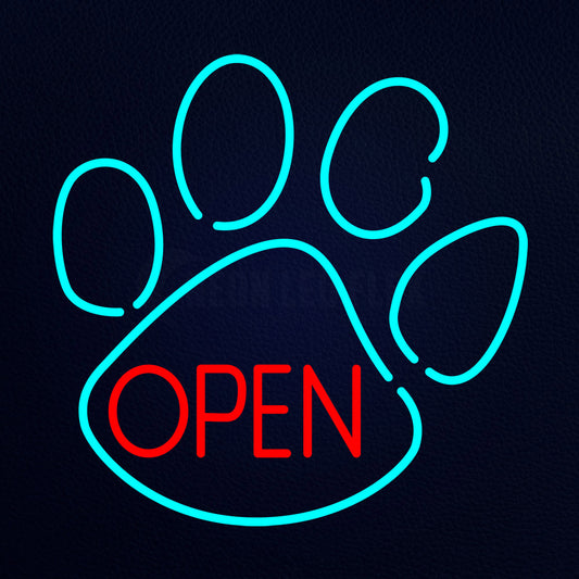 Dog Open Logo Neon Flex Sign