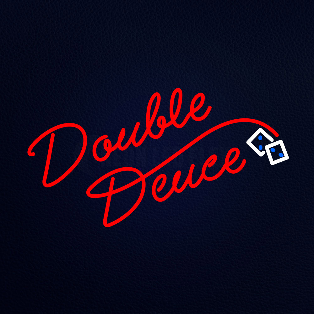 Double Deuce Neon Flex Sign