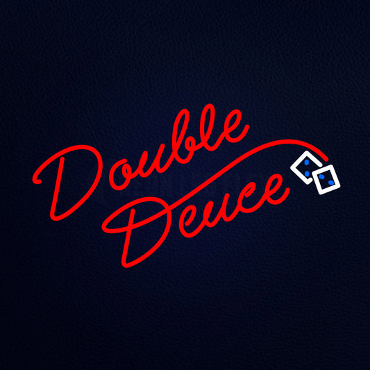 Double Deuce Neon Flex Sign