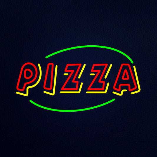 Double Stroke Pizza Animated Neon Flex Sign