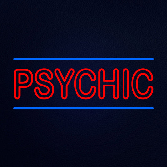 Double Stroke Psychic Neon Flex Sign