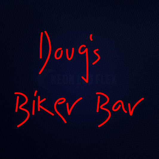 Dougs Bikev Bar Neon Flex Sign