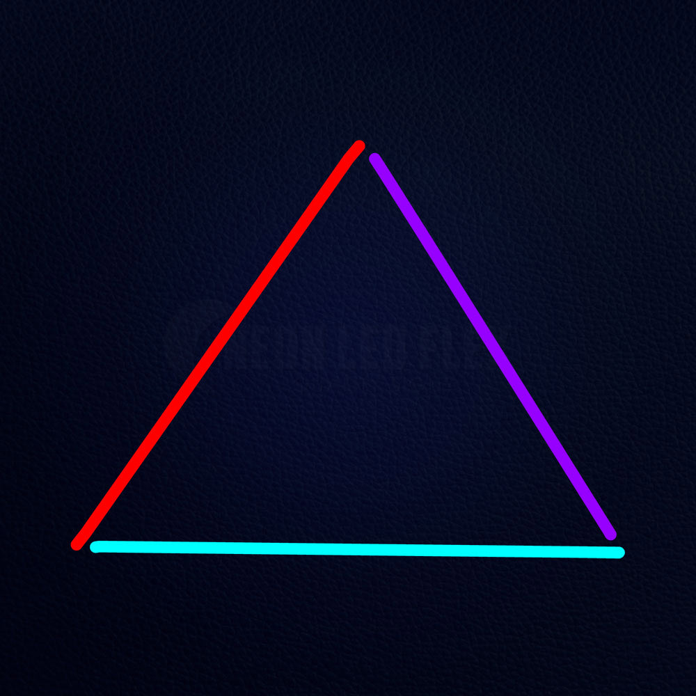 Equilateral Triangle Neon Flex Sign