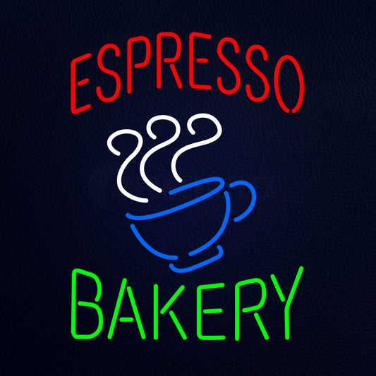 Espresso Bakery Diet Neon Flex Sign