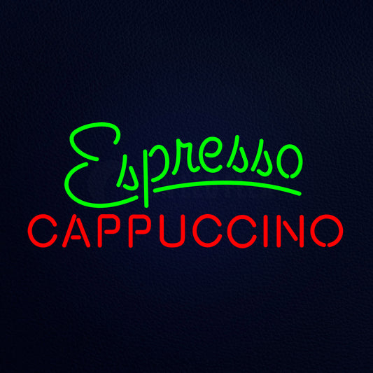 Espresso Cappuccino Neon Flex Sign