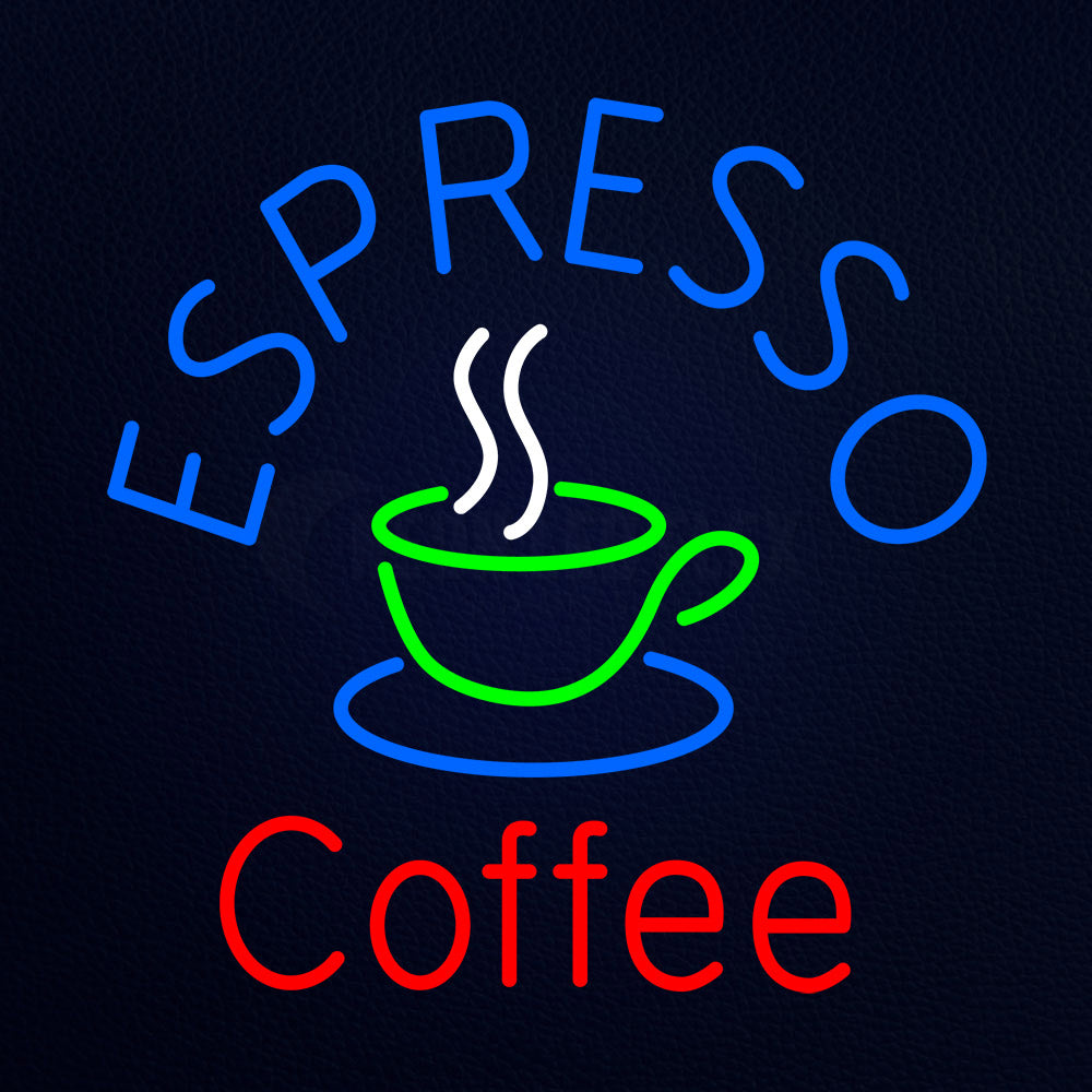 Espresso Coffee Neon Flex Sign