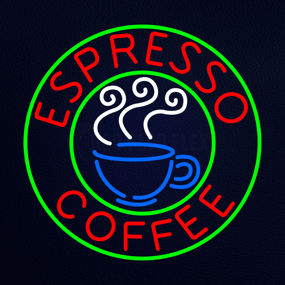 Espresso Coffee Neon Flex Sign