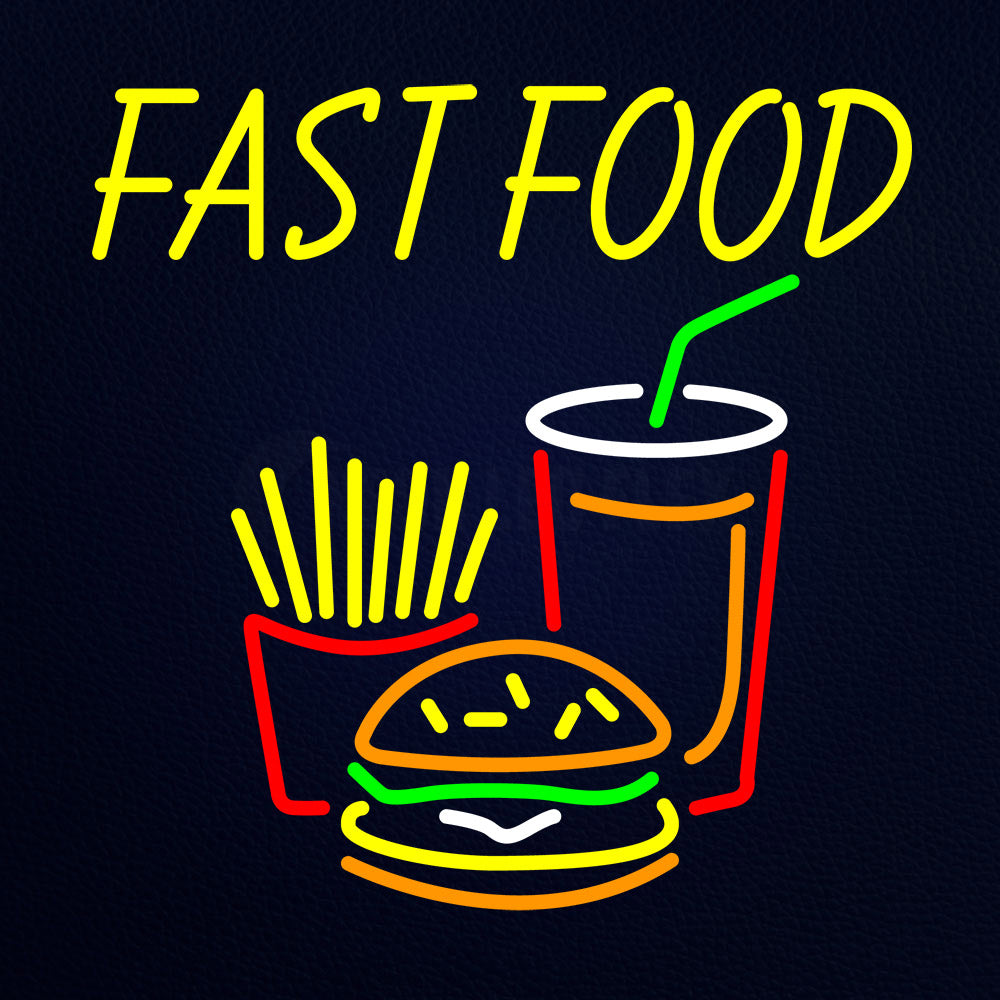 Fast Foods Neon Flex Sign