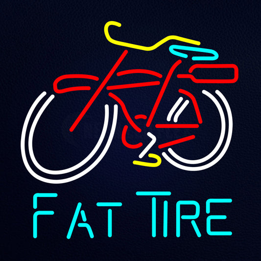 Fat Tire Beer Neon Flex Sign