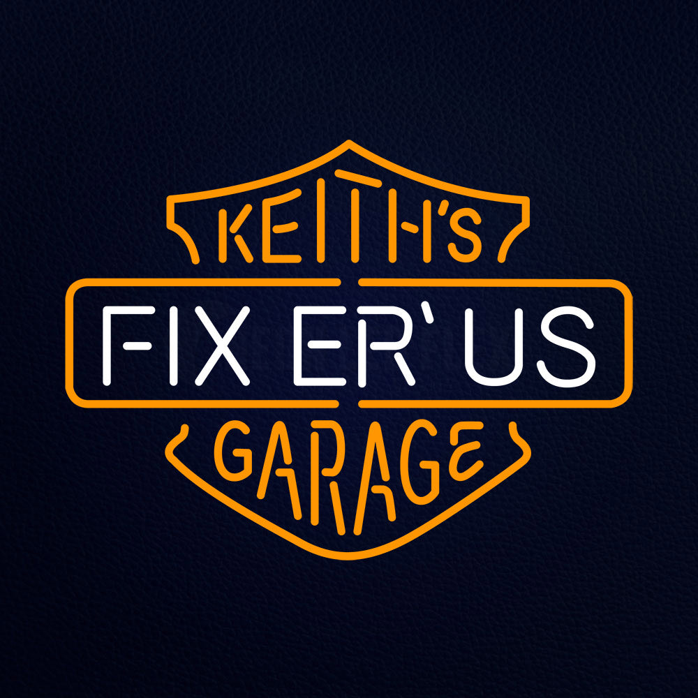 Fixer Us Keiths Garage Neon Flex Sign