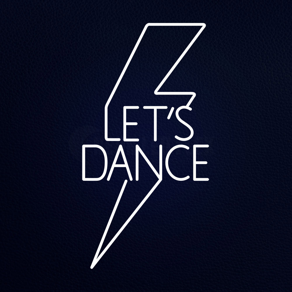 Flash Lets Dance Neon Flex Sign