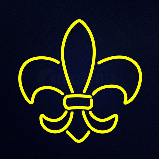 Fleur De Lis Neon Flex Sign