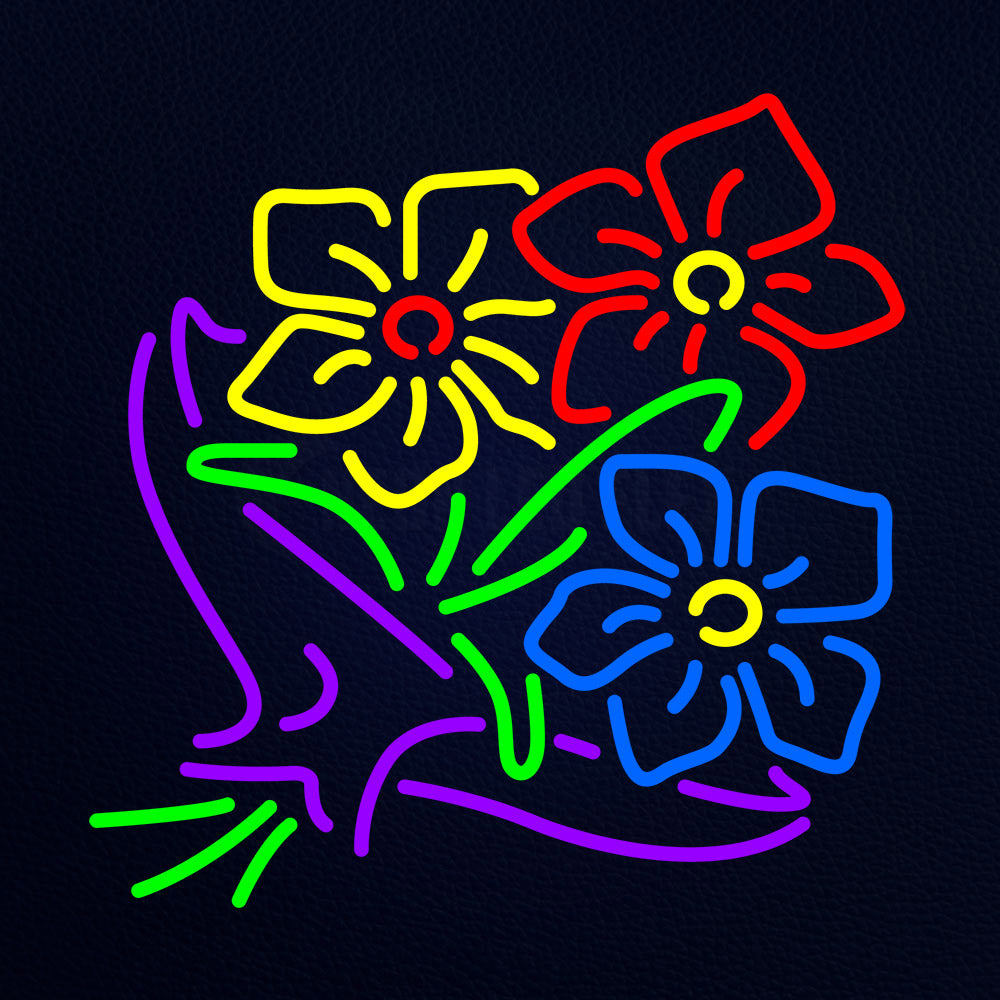 Flower Bouquet Neon Flex Sign