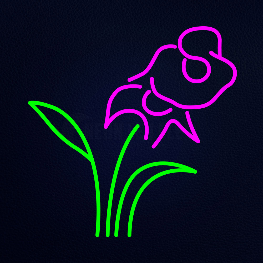 Flower Neon Flex Sign